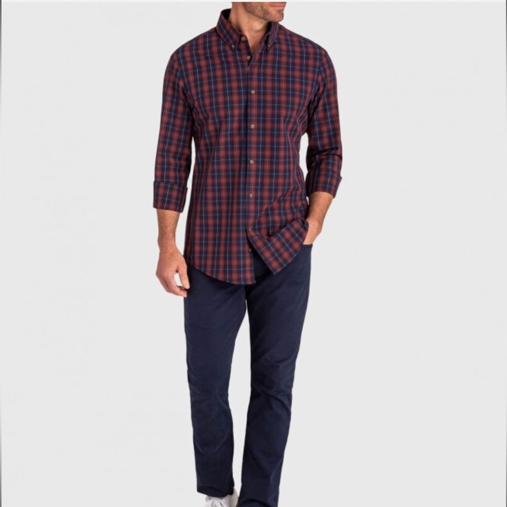 Mizzen+Main Leeward No Tuck Dress Shirt XL - Picture 3 of 9